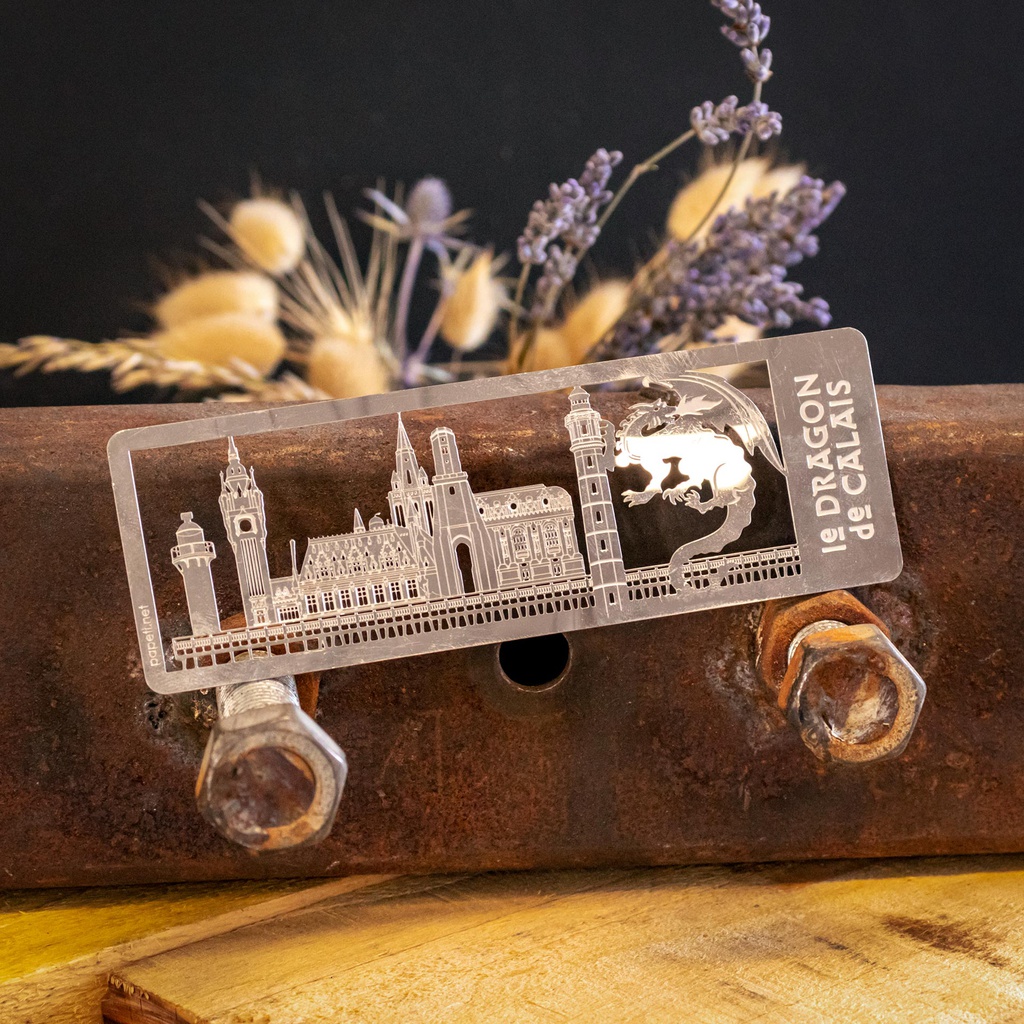Marque pages métal dragon quartiers