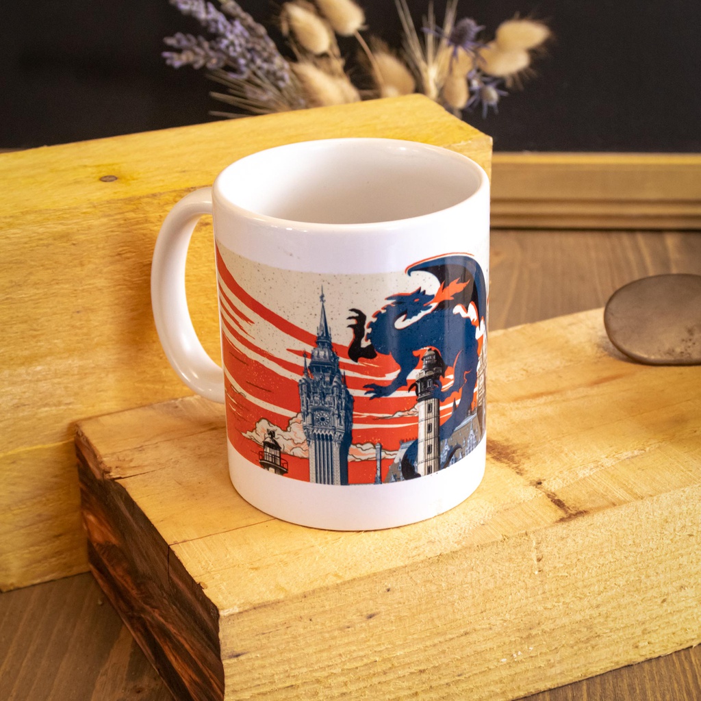 Mug "Le Dragon prend ses quartiers à Calais"