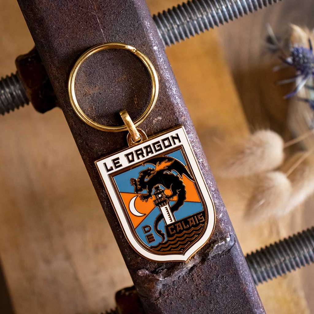 [DDC-19-MAI-011] Porte clefs blason dragon de Calais
